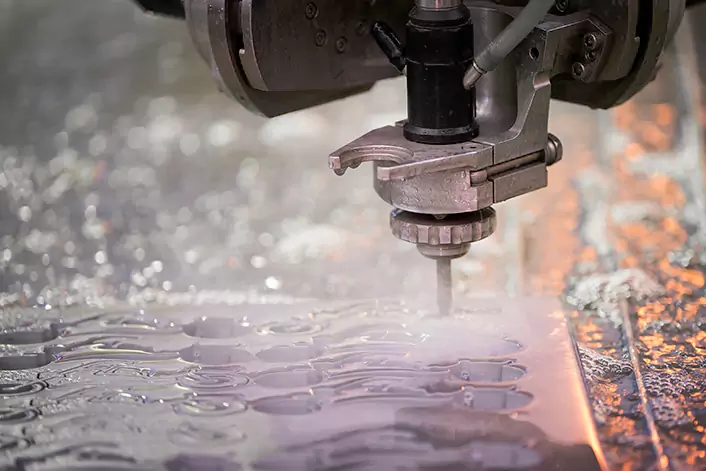 Waterjet cutting