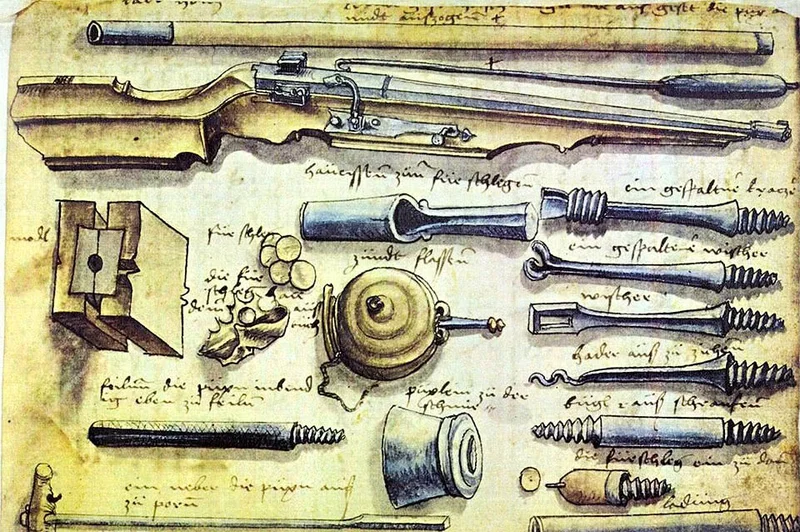 tools to clean arquebus
