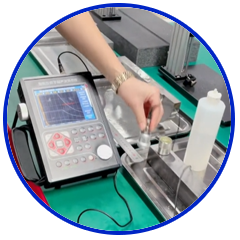 qulity check with equipment