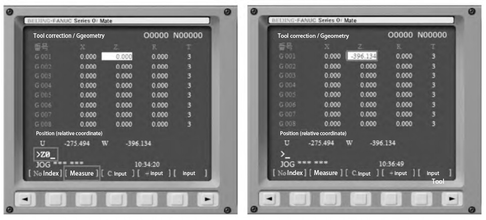 CNC tool setting