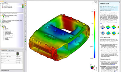 Moldflow Plastics Advisers (MPA) software screenshot
