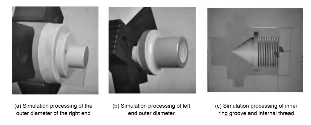 Simulation processing process of the transmission shaft