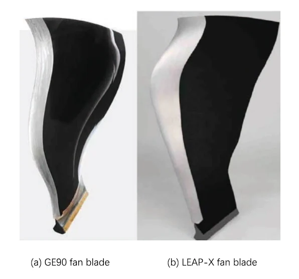 Resin matrix composite fan blades 1