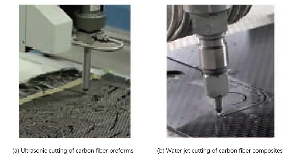 Special cutting processing of carbon fiber preform and 1