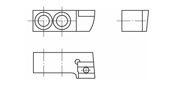 Figure 4 Right Offset Clamping Boring Tools