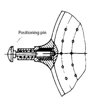 Figure 5 Side view of indexing plate