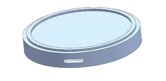 Fig 1 3D model of lens cover