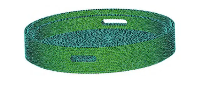 Fig 2 Mesh division of lens cover