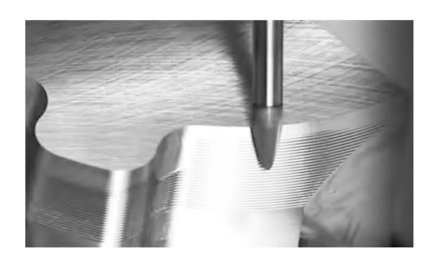 What is the five-axis ultra large chord finishing technology?