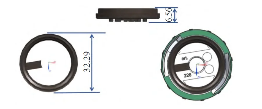 Fig. 2 Secondary injection molded part