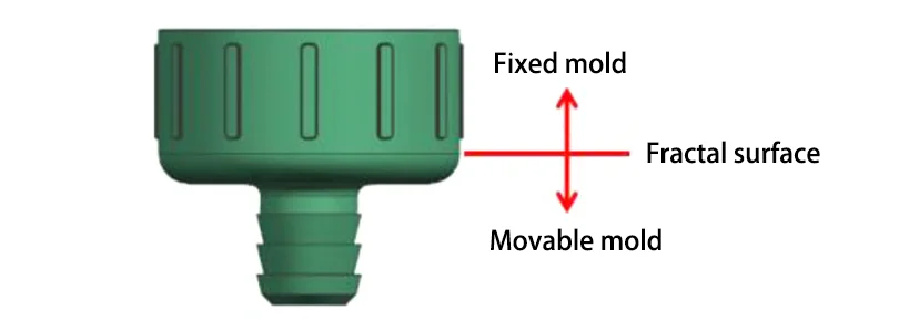 Fig. 3 Conventional parting surface