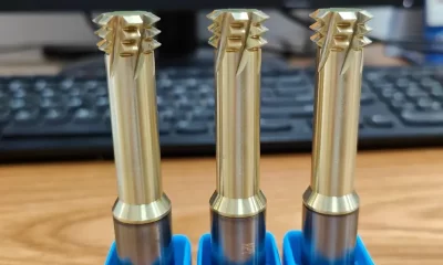 Figure 4 Three teeth thread milling cutter