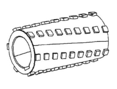 Figure 4 Knife tooth sleeve