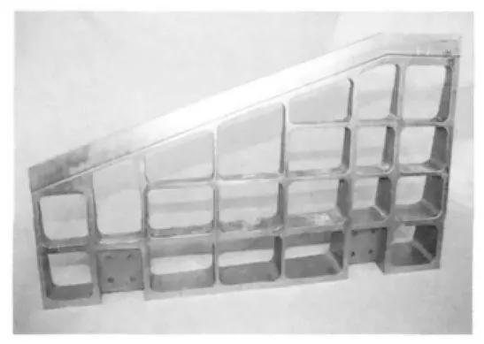 Fig. 3 Horizontal wing skeleton fabricated by powder Ti alloy TA15