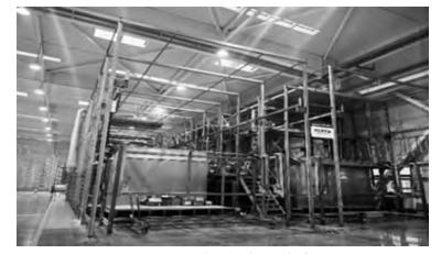 Fig. 14 Tank cleaning line layout Fig. 14 Tank cleaning line layout