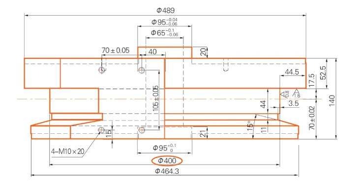 Figure 10 Mold design before optimization