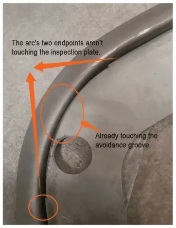 Figure 11 Part status before optimization