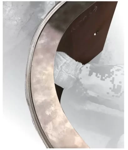 Figure 18 Confirmation of R290mm Using a Clamping Plate