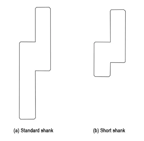 Figure 6 Shortened upper die handle