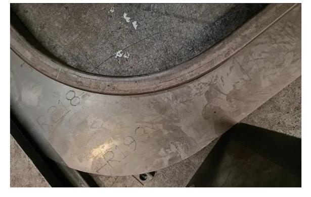 Figure 8 Parts produced using the new mold pass inspection