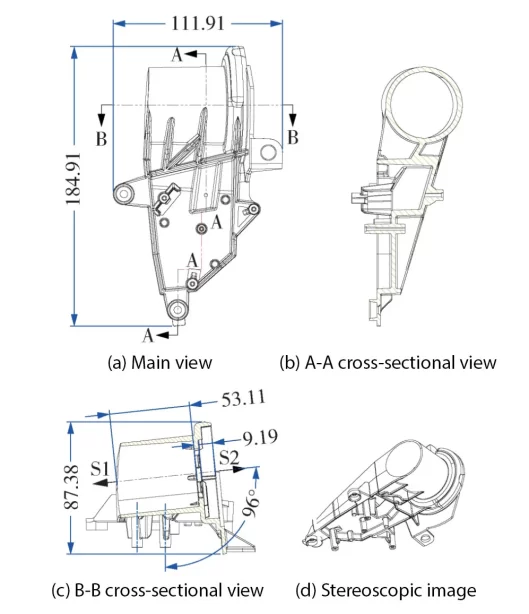 Fig. 1 Car rearview mirror substrates