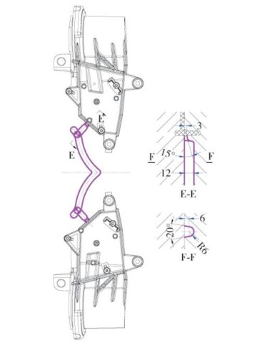 Fig.2 The gating system of mold