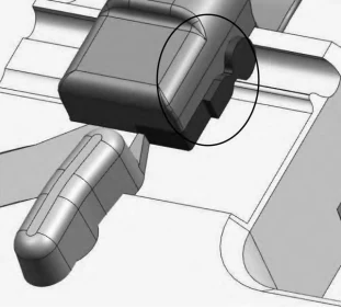 Figure 10 Soft rubber structure after the second molding process
