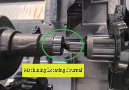 Figure 13 Finishing Positioning Shaft Diameter