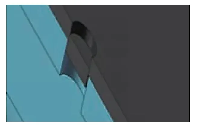 Figure 5. Positioning section view