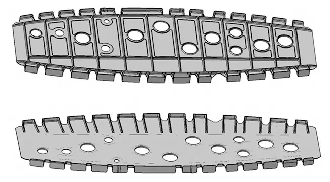 Figure 1. Characteristics of the rib structure between beams