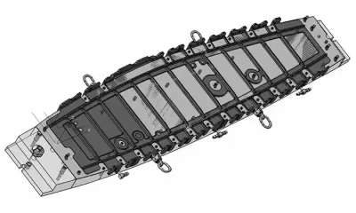 Figure 2. Vacuum suction fixture specifically designed for inter beam ribs 2