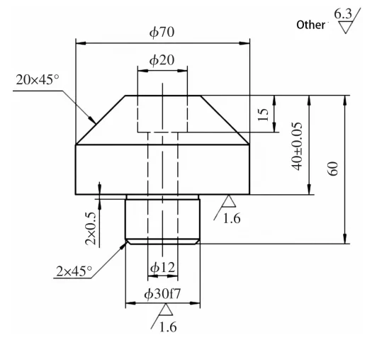 Figure 3. Test pin structure