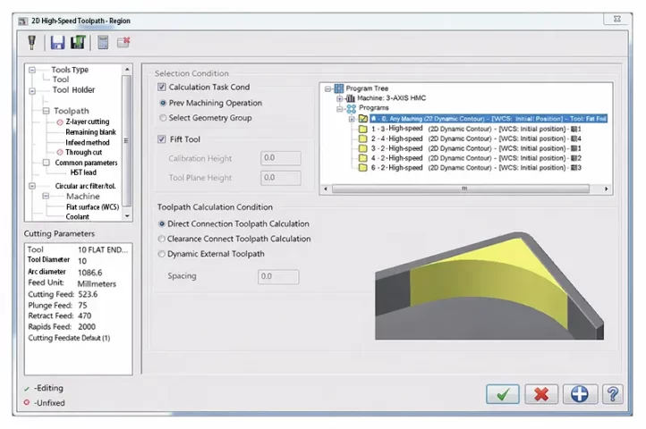 Figure 5. Using blank parameters