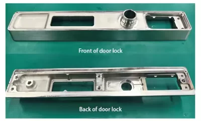 Figure 3 Finished door lock parts