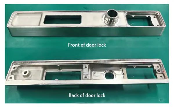Figure 3 Finished door lock parts