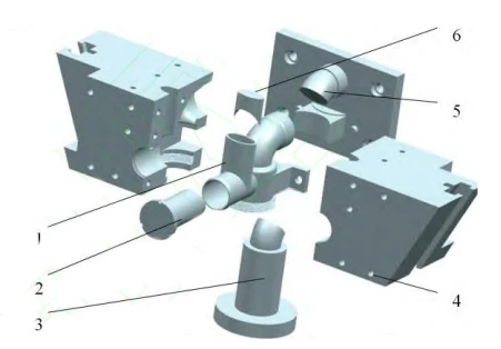 Fig.4 3D structure of molding parts