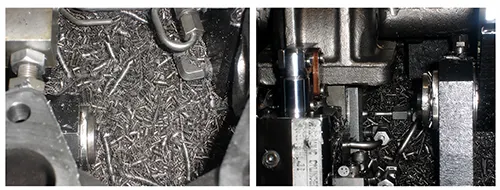 Fig 4: Equipment not cleaned after shift