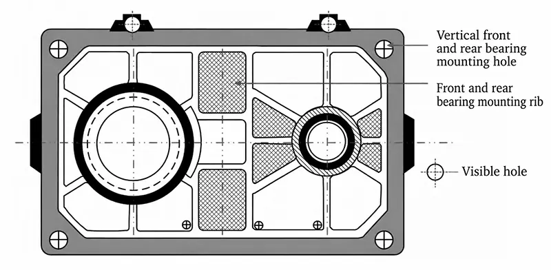 Figure 1 Optimized structure design of spindle box Figure 1 Optimized structure design of spindle box
