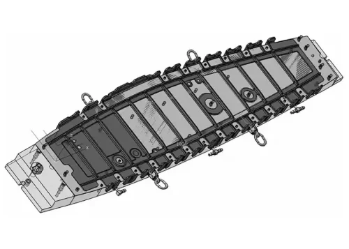 Figure 2. Vacuum suction fixture specifically designed for inter beam ribs 2