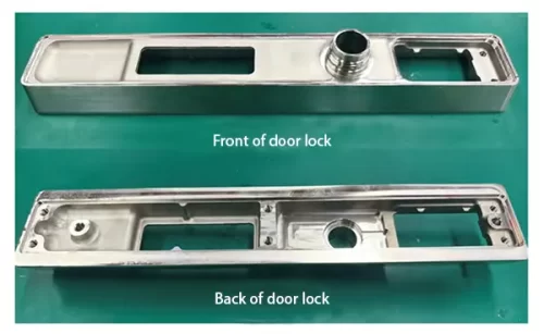 Figure 3 Finished door lock parts